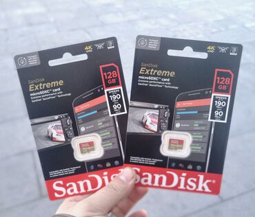 mikro kart: Sandisk Extreme Mikro Sd kart Klass10 Yaddaş Kartı 128 Gb Capacity