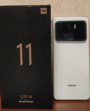 Xiaomi: Xiaomi Mi 11 Ultra, 256 GB, rəng - Ağ, 
 Zəmanət, Kredit, Qırıq