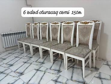 masa kafe: Temiz taxta stullar 6sı 150azn ünvan H. Aslanov. FatiNika — 1