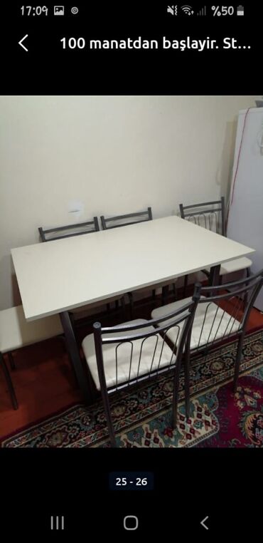 Sifarişlə masa və oturacaq dəstləri: Kvadrat masa, Mətbəx üçün, 4 nəfər, Açılmayan, Rusiya, 2 il zəmanət — 17