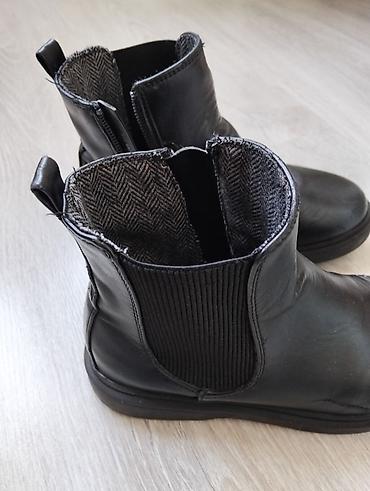 qara botinkalar: Valentino uşaq qış botları - Rəng: qara - Üst material: tikişli — 10