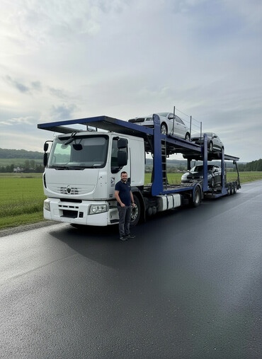 Прицепы и полуприцепы: Прицеп, Renault, Автовоз, от 12 т, Б/у — 1