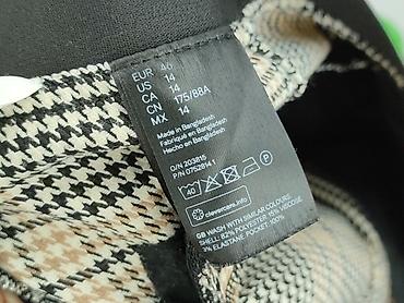 zara plus size: H&M, Spodnie materiałowe damskie, rozmiar XL — 5