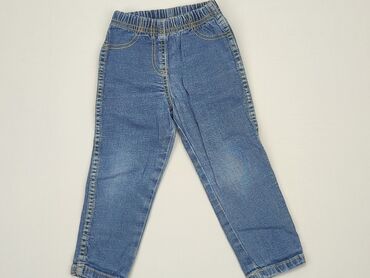 Jeansowe: Spodnie jeansowe, George, 12-18 m, stan - Dobry