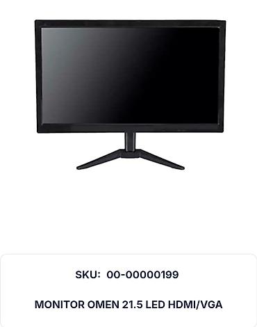 asus manitor: MONITOR OMEN 21.5 LED HDMI/VGA - Ekran ölçüsü: 21.5 düym - Ekran — 1