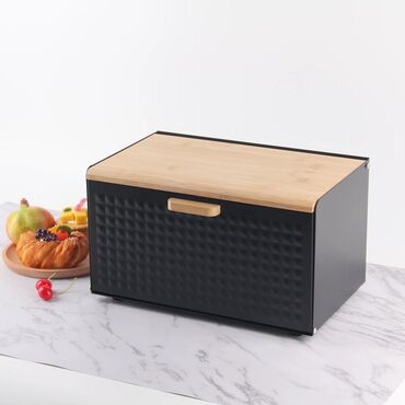 Çörək qabları: Cörek qabı
Metal
hem qapaqlı,hem doğrama taxtalı
Bamboo — 8