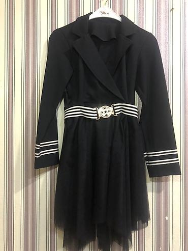 pencek: Qara şık qiyafət dəsti - Stil: Blazer kəsimli üst hissə və tül ətək — 3