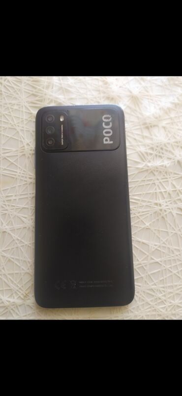 poco f5 5g: Poco M3, Колдонулган, 128 ГБ, түсү - Кара, 2 SIM