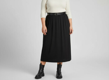 spódnice tiulowe czarne midi: Women`s skirt, size 7XL