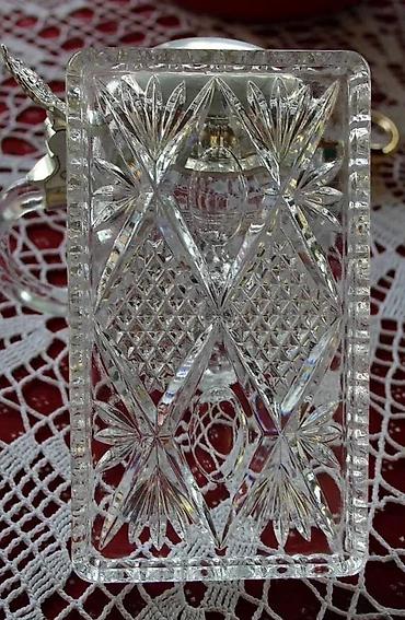 Ostalo posuđe: Kristalne pravougaone posude 2 komada. Prekrasne kristalne posude — 5