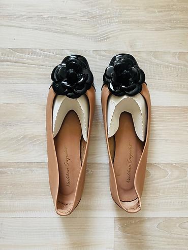 Босоножки, сандалии, шлепанцы: Босоножки, 36, Б/у, цвет - Бежевый, Самовывоз — 3