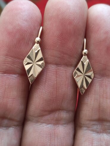 Серьги: СССР 
583 проба.
3.65 грамм