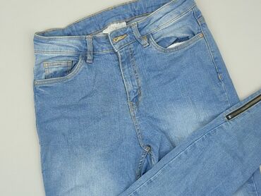 spodnie jeans w kwiaty: Janina, S (EU 36), condition - Good