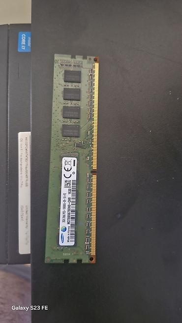 Operativ yaddaş (RAM) Samsung, 2 GB, 1333 Mhz, DDR3, PC üçün, İşlənmiş