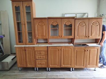 покупаем старую мебель: Metbex mebeli satilir 220 azn olcu 2.60 qapilar mdf uzerinde moyka