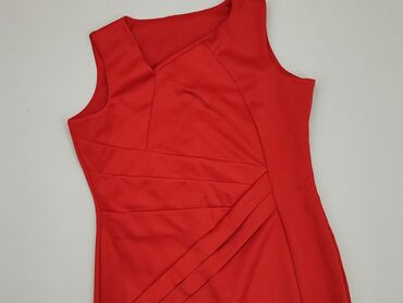 bluzki czerwona damskie: Sukienka, 2XL, stan - Idealny