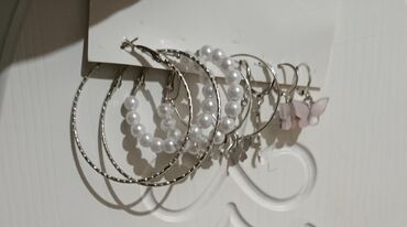прокат национальных костюмов для детей: Серьги, Женские, Вставка: Жемчуг, Новый