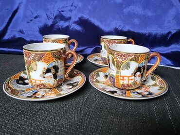 Ostali antikviteti: Japanske soljice za kafu iz 70ih.godina. Soljice za kafu reljefno — 5