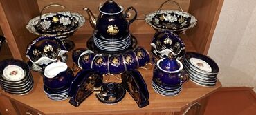 çay serviz: Çay dəsti, rəng - Mavi, Azərbaycan