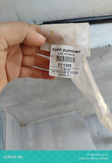 opel remen: TUFF SUPPORT qaz amortizatoru (gas spring) - Model/Part No: 611958 — 2