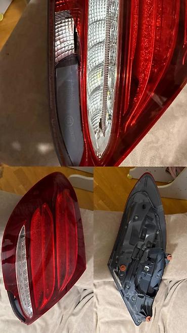 topas sahin: Mercedes W213 (2019) arxa stop faraları Üz şüşəsində balaca qırıq var — 1
