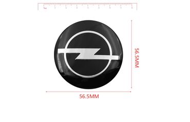 Tuning oprema: OPEL-plastificirane nalepnice za felne-set od 4 komada BLACK OPEL - — 5