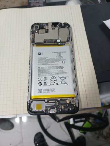 samsung telfonu: Xiaomi Redmi 9C, 64 GB, rəng - Göy, 
 İki sim kartlı, Sensor