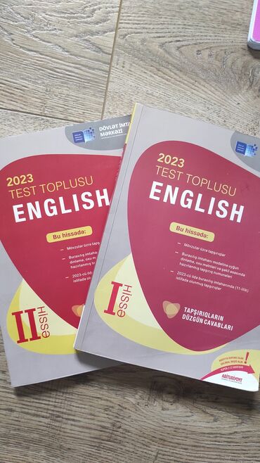 Tədris ədəbiyyatı: İngilis dili Testlər 11-ci sinif, 1-ci hissə, 2023 il