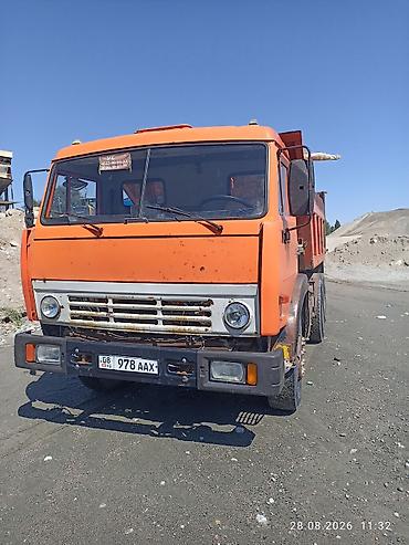 шкаф высокий: Самосвал КамАЗ 55111 (6х4), оранжевый - Кузов-самосвал с — 9