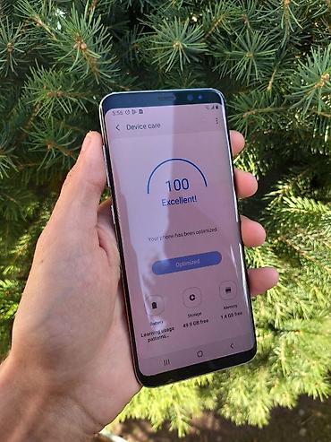 ender s: Samsung Galaxy S8, Б/у, 64 ГБ, цвет - Серебристый, 2 SIM — 4