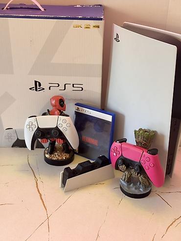 комп за 50к: PlayStation 5 (версия с дисководом) + аксессуары и игра Комплектация — 1