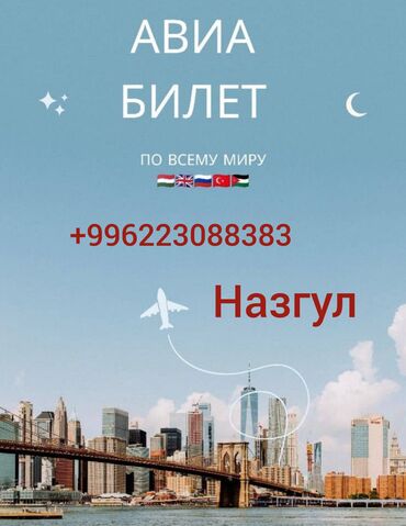 Туристические услуги: Авиабилеттер