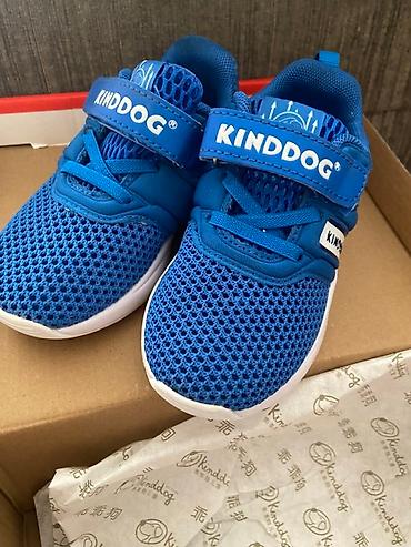 nike react: Синие детские кроссовки от KINDDOG. Модель имеет легкий дышащий верх — 5