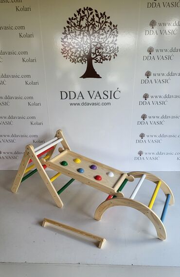 Igračke: 🧗‍♂️ 4-u-1 Drvena Penjalica za Decu Sve što detetu treba – u jednom — 5