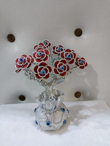 Göz muncuğu: Dékór gullér,suvenír.qutuda verílír Catdírílma metrolara púlsuz — 14