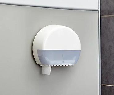 stilsko: Zidni dispenzer za toalet papir jumbo rola + korpa za sanitarni otpad — 1