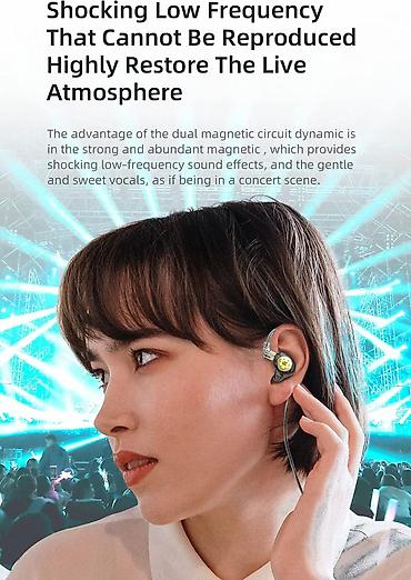 Slušalice: KZ EDX Pro žičane in-ear slušalice (IEM) - Poboljšan dizajn: prozirno — 5