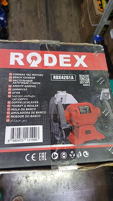 плоскошлифовальные: Настольный заточной станок Rodex RDX4201A Назначение: - Заточка и — 3