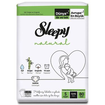 Uşaqlar üçün digər mallar: 4-5 nomre sleepy cirtli pampersler var . Cox almisiq, artiq qalib