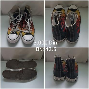 patike br 39: Original Converse All Star – visoke patike sa zanimljivim plamen — 3