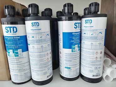 Digər tikinti materialları: Türkiyə istehsal STD Firmasının kimyasal spilka və anker əkməsi üçün