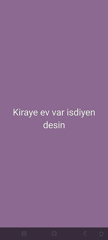 Mənzil kirayələyirəm: Kirayə ev təklif olunur. iç içe 2 otağdı eşyalarıda var - Müxtəlif — 1