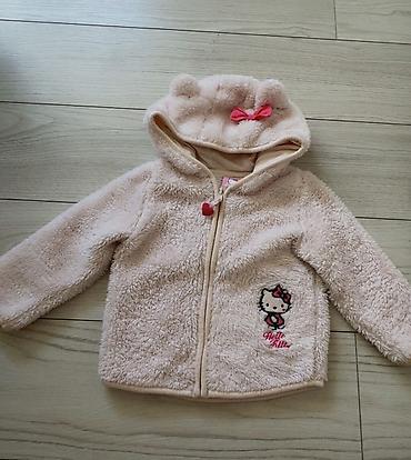 Детская флисовая кофта с капюшоном Hello Kitty на 6-12 месяцев - at lalafo.kg Детская флисовая кофта с капюшоном Hello Kitty на 6-12 месяцев -