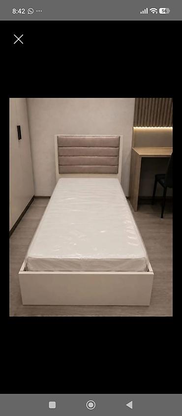 Yeni, Təknəfərlik çarpayı, Bazasız, Matras ilə, Siyirməsiz