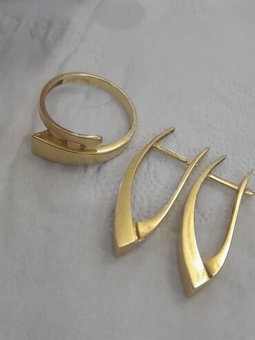серьги и ожерелье из бисера: Жёлтый золото, проба 585 грамм около 7 20 размер кольца, цена 