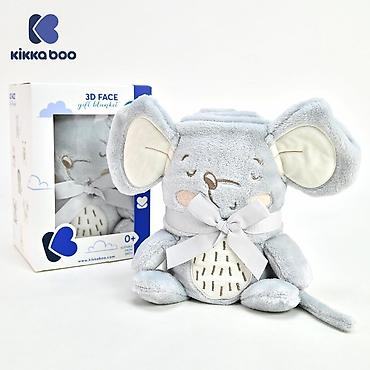 karneri: KikkaBoo Baby ćebence sa 3D vezom 75x100 Joyful Mice (Šifra: KKB5) - — 2