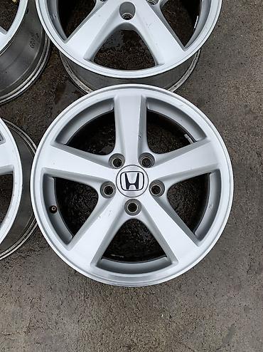 114: Литые Диски R 16 Honda, Комплект, отверстий - 5, Б/у — 4