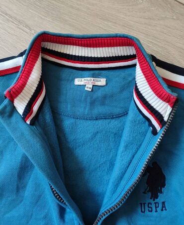 Duksevi: Duks, S (EU 48), U.S. Polo Assn, bоја - Svetloplava, Sa rajferšlusom — 6