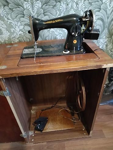 elektirik matoru: Elektrik mühərrikli klassik tikiş maşını və masası - Quraşdırılmış — 4