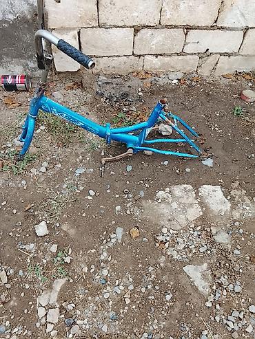 rus dili oyredirem: Uşaq velosipedi üçün ehtiyat hissələri – mavi rəngli çərçivə komplekti — 2